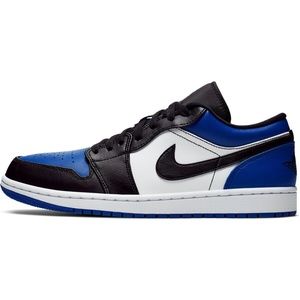 Men's Nike Royal/Black Air Jordan 1 Low Shoes